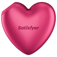   Satisfyer Cutie Heart - διεγερτής κλειτορίδας με κύματα αέρα - ροζ