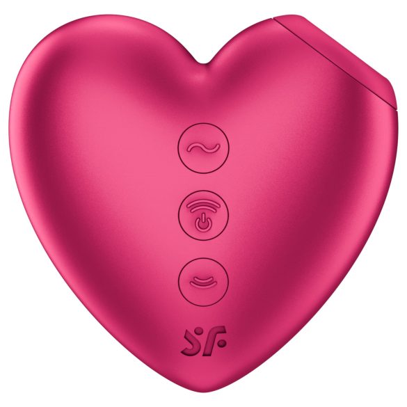 Satisfyer Cutie Heart - διεγερτής κλειτορίδας με κύματα αέρα - ροζ