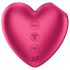 Satisfyer Cutie Heart - διεγερτής κλειτορίδας με κύματα αέρα - ροζ