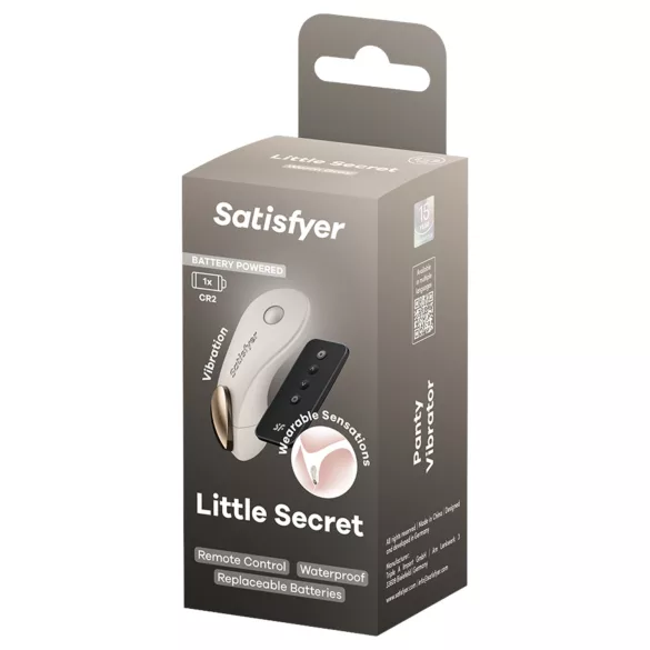 Satisfyer Little Secret - δονητής εσωρούχου - λευκό