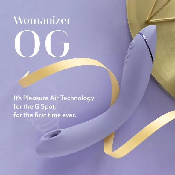 Womanizer OG - δονητής G-σημείου 2 σε 1 με δόνηση & κυματιστό αέρα - μοβ