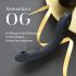Womanizer OG - επαναφορτιζόμενος, κυματοειδής δονητής 2 σε 1 (μαύρος)
