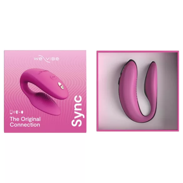 We-Vibe Sync - Δονητής ζευγαριού με εφαρμογή και τηλεχειρισμό (ροζ)