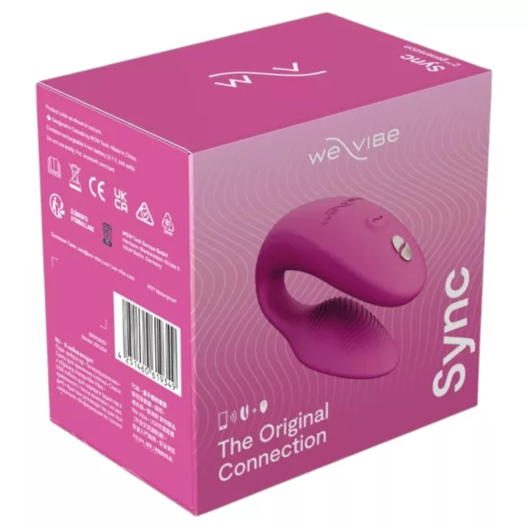 We-Vibe Sync - Δονητής ζευγαριού με εφαρμογή και τηλεχειρισμό (ροζ)