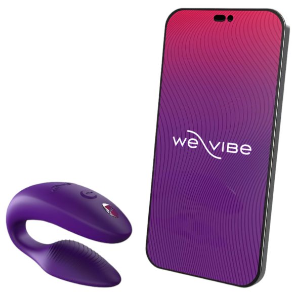 We-Vibe Sync - ζευγαρωτός δονητής Bluetooth επαναφορτιζόμενος μωβ