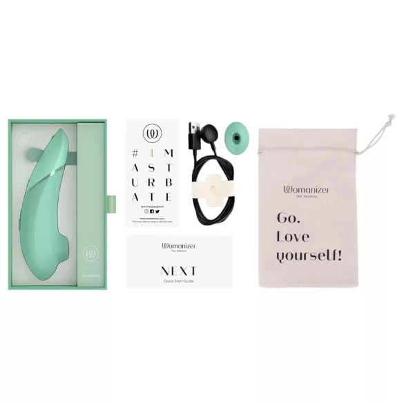 Womanizer Next - επαναφορτιζόμενος διεγέρτης κλειτορίδας με κύματα αέρα (φασκόμηλο)