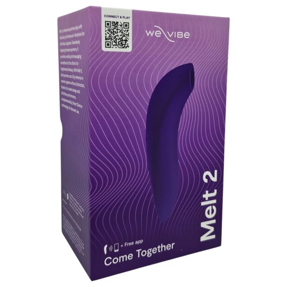 We-Vibe Melt 2 - έξυπνος διεγέρτης κλειτορίδας κύματος (μωβ)