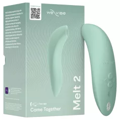   We-Vibe Melt 2 - Συσκευή διέγερσης κλειτορίδας με κύματα αέρα, με έλεγχο μέσω εφαρμογής (τιρκουάζ)