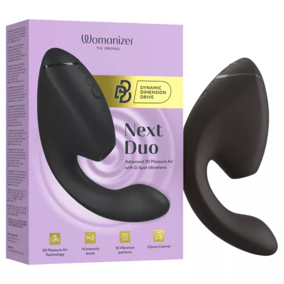 Womanizer Next Duo - 2σε1 δονητής σημείου G (μαύρο)