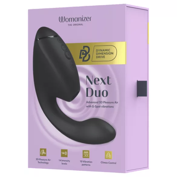 Womanizer Next Duo - 2σε1 δονητής σημείου G (μαύρο)