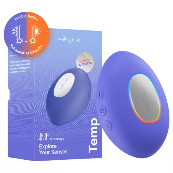 We‑Vibe Temp - δονητής διέγερσης κλειτορίδας με ψύξη και θέρμανση (μπλε)