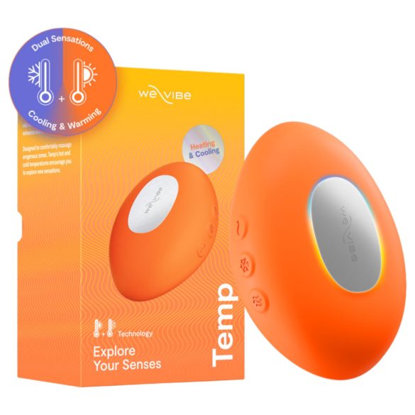 We-Vibe Temp - θερμαντήρας-ψυκτήρας δονητής κλειτορίδας (πορτοκαλί)