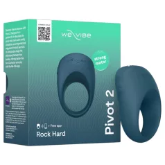   We-Vibe Pivot 2 - Δονητικός δακτύλιος πέους με έλεγχο μέσω εφαρμογής, για άνδρες (μπλε)