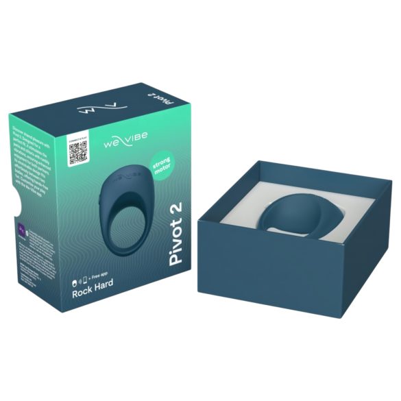 We-Vibe Pivot 2 - δαχτυλίδι πέους με δόνηση - μπλε - έξυπνο