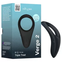   We-Vibe Verge 2 - Δονητικός δακτύλιος πέους με έλεγχο μέσω εφαρμογής, για άνδρες (μαύρο)