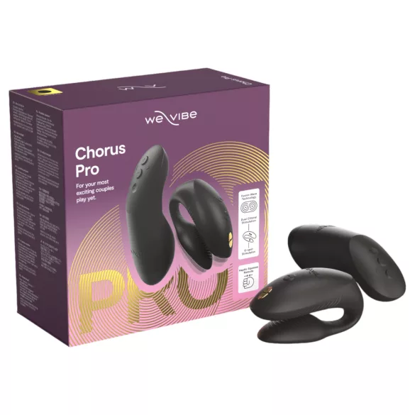 We-Vibe Chorus Pro - δονητής ζευγαριού με εφαρμογή και τηλεχειριστήριο (μαύρος)