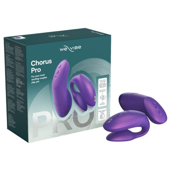 We-Vibe Chorus Pro - δονητής ζευγαριών με τηλεχειριστήριο και app - μοβ