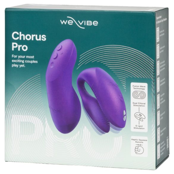 We-Vibe Chorus Pro - δονητής ζευγαριών με τηλεχειριστήριο και app - μοβ