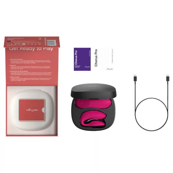 We-Vibe Chorus Pro - Δονητής ζευγαριού με εφαρμογή και τηλεχειρισμό (ροζ)