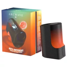   Arcwave Air - ανδρικό επαναφορτιζόμενο αυνανιστήρι με κυματοειδή αερόπιεση, ελαστικό (μαύρο)