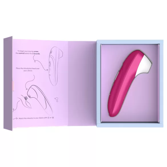 Womanizer Pro - διεγέρτης κλειτορίδας με κύματα αέρα (ροζ)