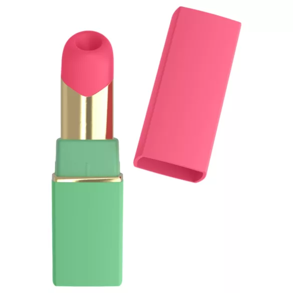 Womanizer Beauty - διεγέρτης κλειτορίδας με κύματα αέρα σε σχήμα κραγιόν (πράσινο)