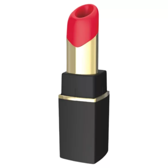 Womanizer Beauty - διεγερτής κλειτορίδας με κύματα αέρα σε σχήμα κραγιόν (μαύρο)