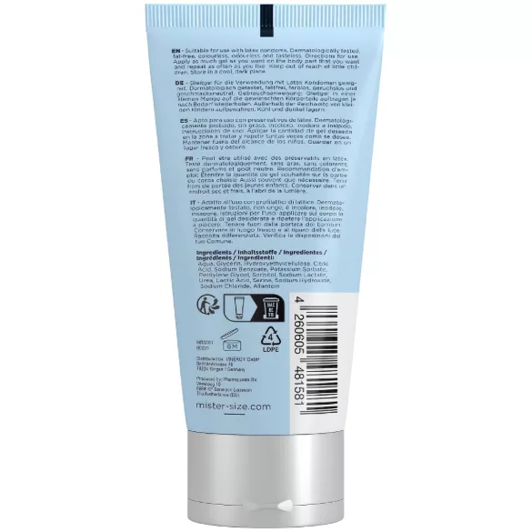Mister Size Bio - βιολογικό λιπαντικό με βάση το νερό (100ml)