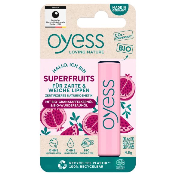 Oyess BIO - Φυσικό lip gloss φρούτων