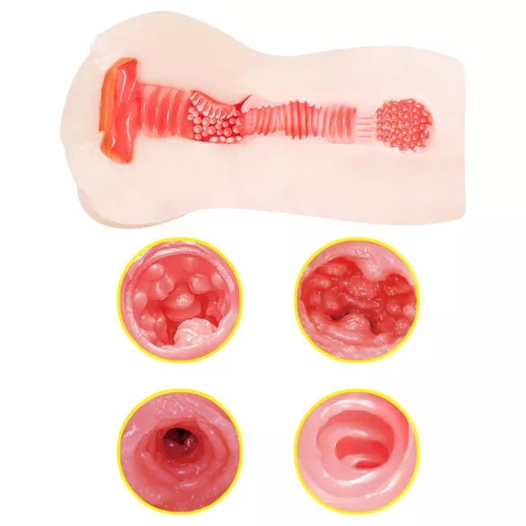 TAMASHII Continuous Orgasm - ανιμέ τεχνητός κόλπος μαλακιστήρι (φυσικό)