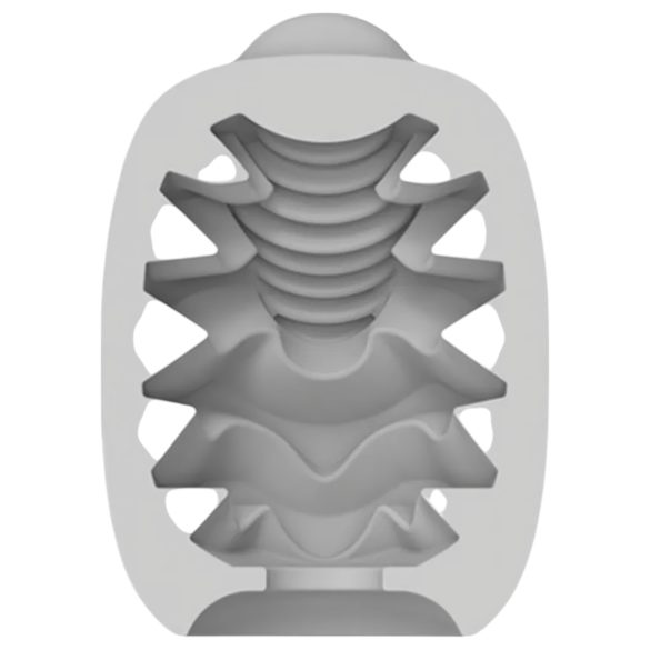 VIBEGGS Candy Curves - δονητικό αυγό μαλακός αυνανιστής - λευκό