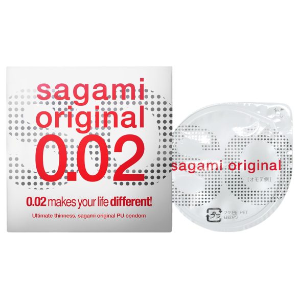 Sagami Original 0,02 - προφυλακτικό λεπτό - 55mm - 1 τεμάχιο