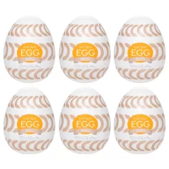   TENGA Egg Ring - αυγό ανδρικό αυνανιστήρι με δακτύλιο - σετ 6 τεμαχίων