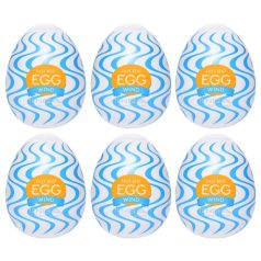   TENGA Egg Wind - αυγό ανδρικό μασάζ αυνανισμού - σετ 6 τεμαχίων