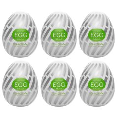   TENGA Egg Brush - αυγοειδές ανδρικό αυνανιστήρι - σετ 6 τεμαχίων