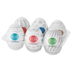   TENGA Egg - αυγοειδής ανδρικός μαλακός αυνανιστής σετ 6 τεμαχίων