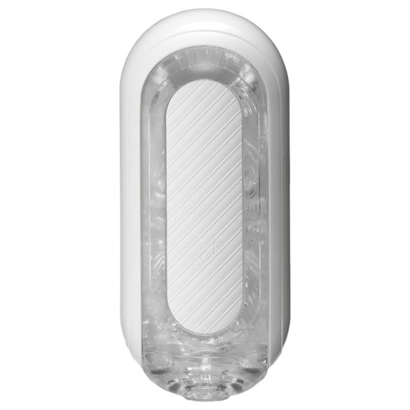 TENGA Flip Zero Gravity - ανδρικό αυνανιστήρι υψηλής τεχνολογίας - λευκό