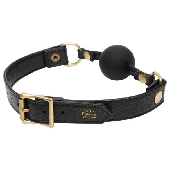 Fifty Shades of Grey - Στόμιο bondage - Δέρμα - Μαύρο