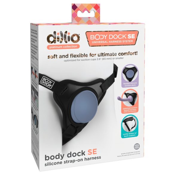 Dillio Body Dock - Ζωνάκι με προσαρμόσιμο δέσιμο (μαύρο-μπλε)