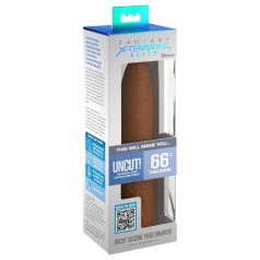   X-TENSION Elite - προέκταση πέους ανοιχτή ρυθμιζόμενη - σκούρο φυσικό