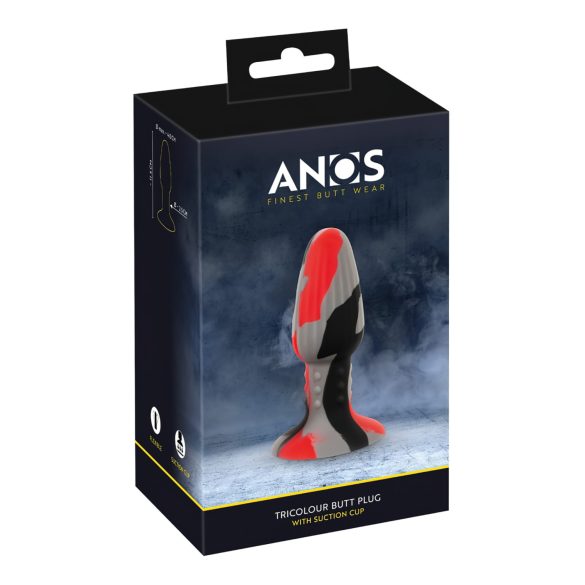ANOS - Σιλικόνη Πρωκτικό Plug (χρωματιστό)