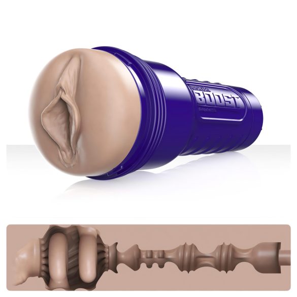 Fleshlight Boost Bang - ρεαλιστικός κολπικός αυνανιστής (φυσικό)