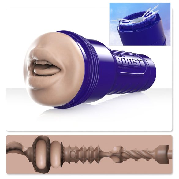 Fleshlight Boost Blow - φυσική εμπειρία σαρκώδους στόματος