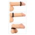 You2Toys 4in1 - Σετ δαχτυλιδιών πέους και όρχεων (φυσικό-μαύρο)
