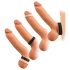 You2Toys 4in1 - Σετ δαχτυλιδιών πέους και όρχεων (φυσικό-μαύρο)