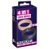 You2Toys 4in1 - Σετ δαχτυλιδιών πέους και όρχεων (φυσικό-μαύρο)
