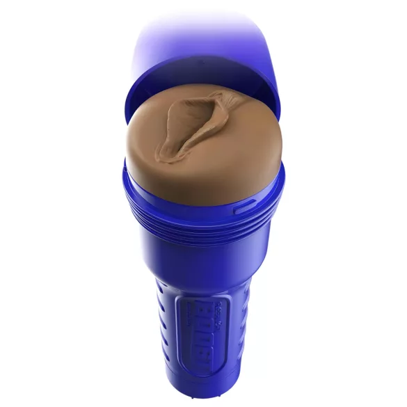 Fleshlight Boost Bang - ανδρικός αυνανιστής ρεαλιστικό αιδοίο - καφέ