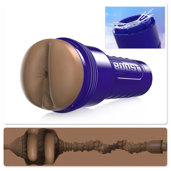 Fleshlight Boost Blast - Ρεαλιστικός καφέ πρωκτός μαλακουπτέρ.