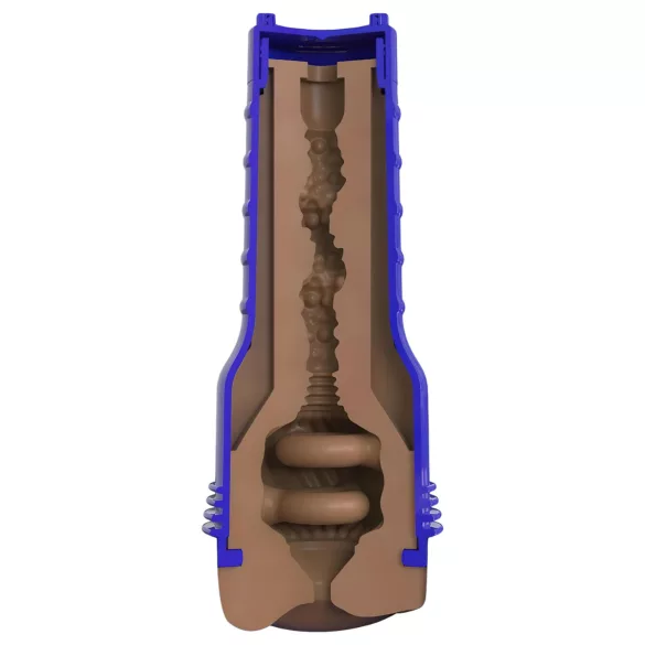 Fleshlight Boost Blast - ανδρικό ομοίωμα πρωκτού - ρεαλιστική υφή - καφέ