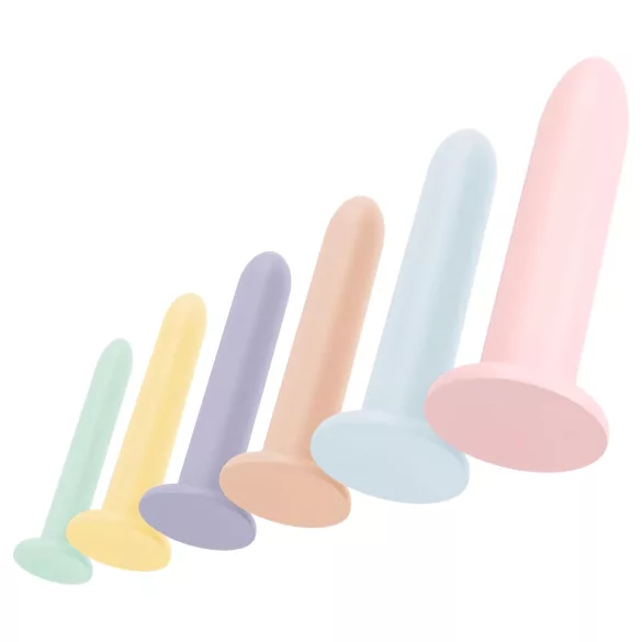 You2Toys - Six in a Row - σετ προπόνησης dildo - 6 τεμάχια (πολύχρωμο)